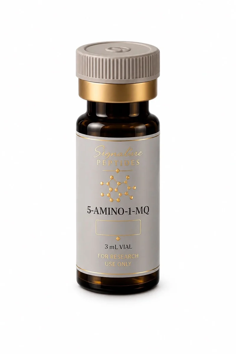 5-AMINO-1-MQ research vial with box